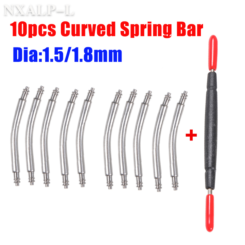 10 Stück gebogene Federstege,  – Curved Spring Bar Bewertung und Preis