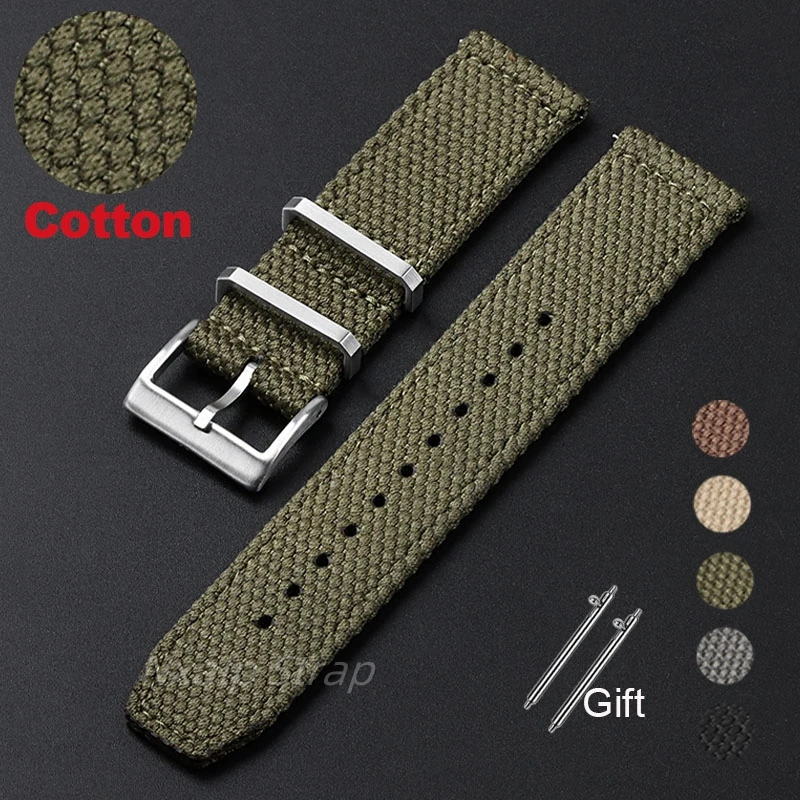 20mm 22mm Nylon Baumwolle Uhre – Nato Strap Nylon Bewertung und Preis