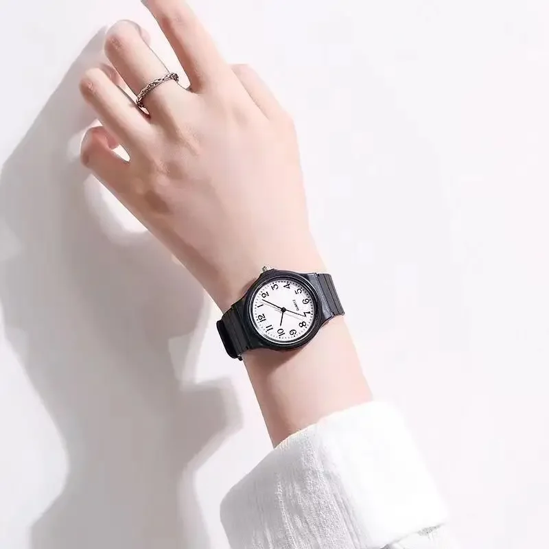 Mode Mädchen Uhr Einfache Prüf – Silicone Band Women Bewertung und Preis