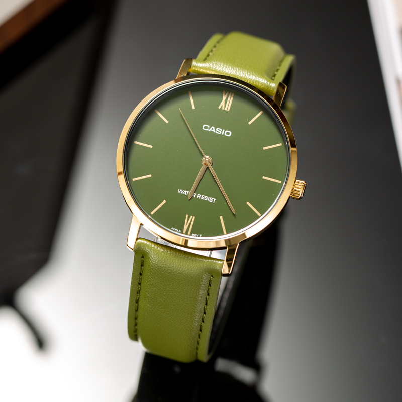 CASIO MTP-VT01L Quarzuhr für H – Leather Watch Band Men Bewertung und Preis