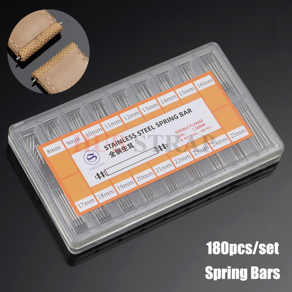 180 Stück/Set Edelstahl 1,3mm  – Spring Bar Tool Set Bewertung und Preis