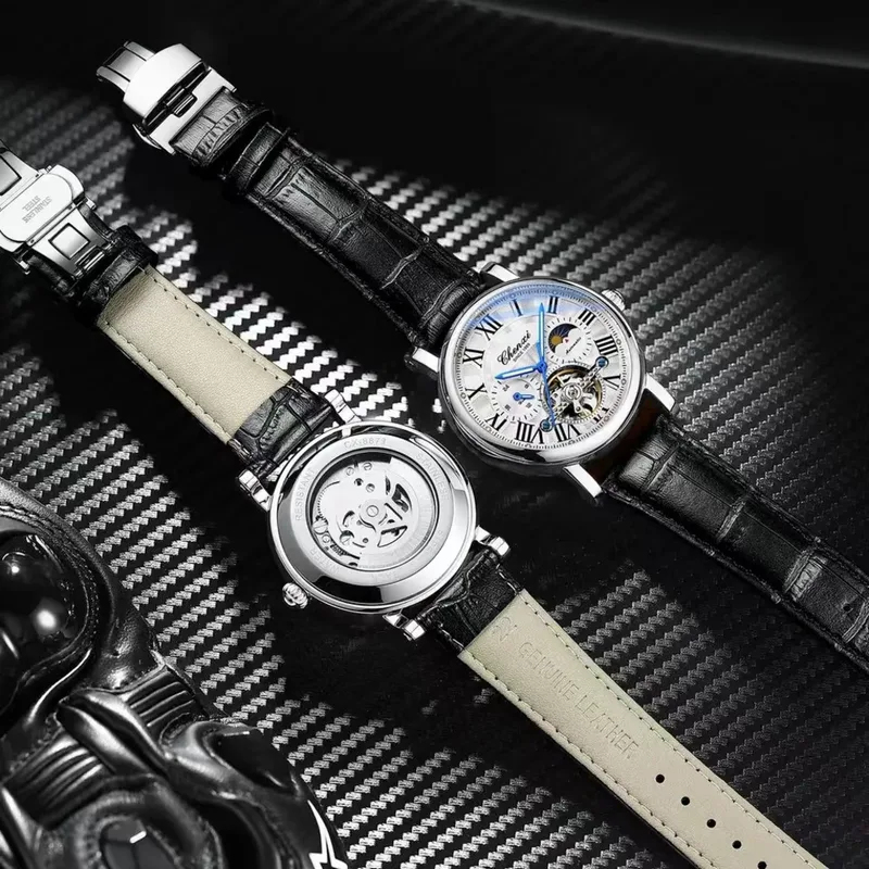 Business-Mode Herren Automatis – Leather Watch Band Men Bewertung und Preis