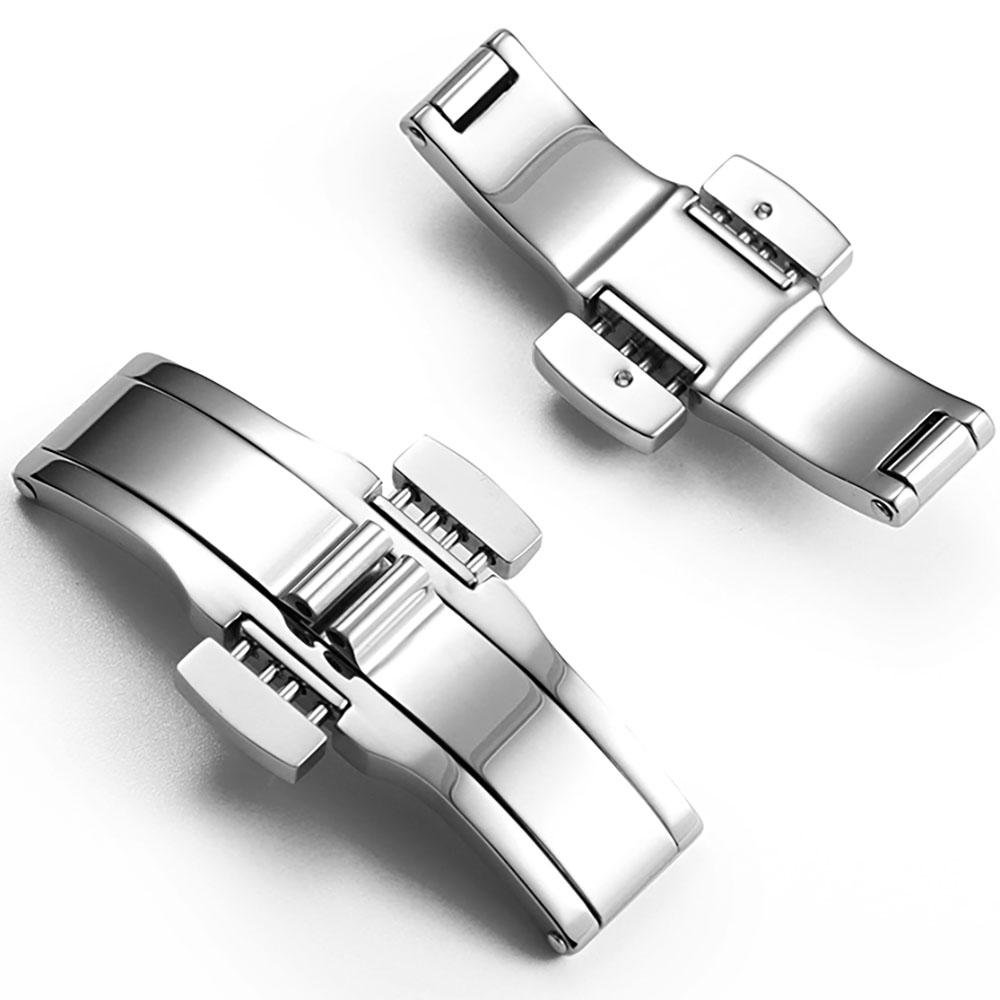 Silberner Edelstahl-Schmetterl – Butterfly Clasp Deployant Bewertung und Preis