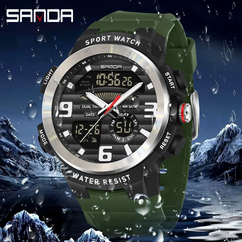 SANDA Multifunktions-Herrenuhr – Rubber Strap Diver Bewertung und Preis