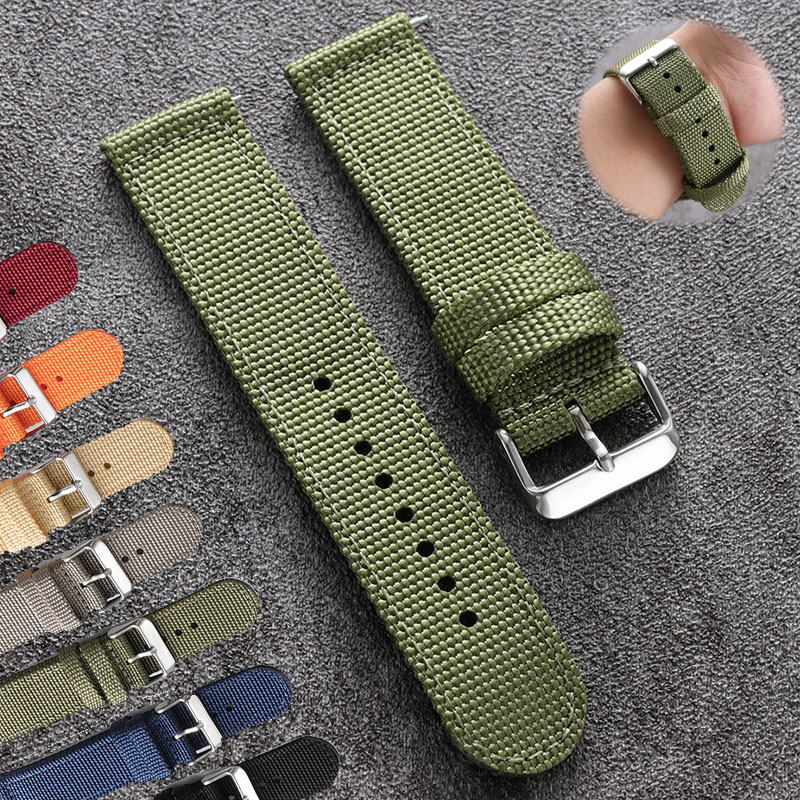 18 mm, 20 mm, 22 mm, 24 mm Nyl – Canvas Strap Watch Bewertung und Preis