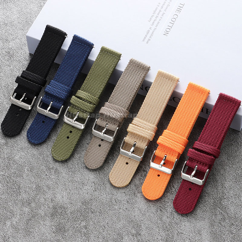 18 mm, 20 mm, 22 mm, 24 mm Nyl – Canvas Strap Watch Bewertung und Preis