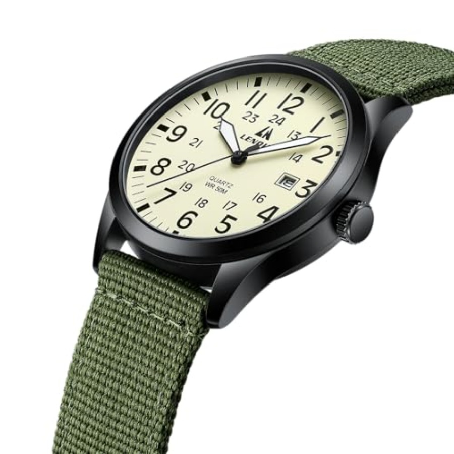 LN LENQIN Herrenuhren, Unisex, – Leather Watch Band Men Bewertung und Preis