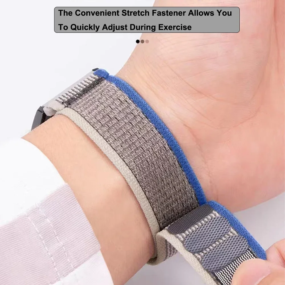 20/22mm Trail Loop Armband für – Sport Loop Velcro Bewertung und Preis