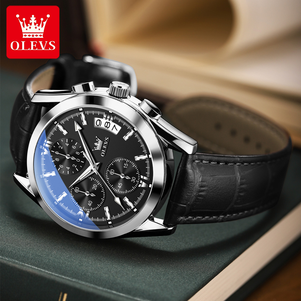 OLEVS Top Marke Luxus Männer U – Leather Watch Band Men Bewertung und Preis