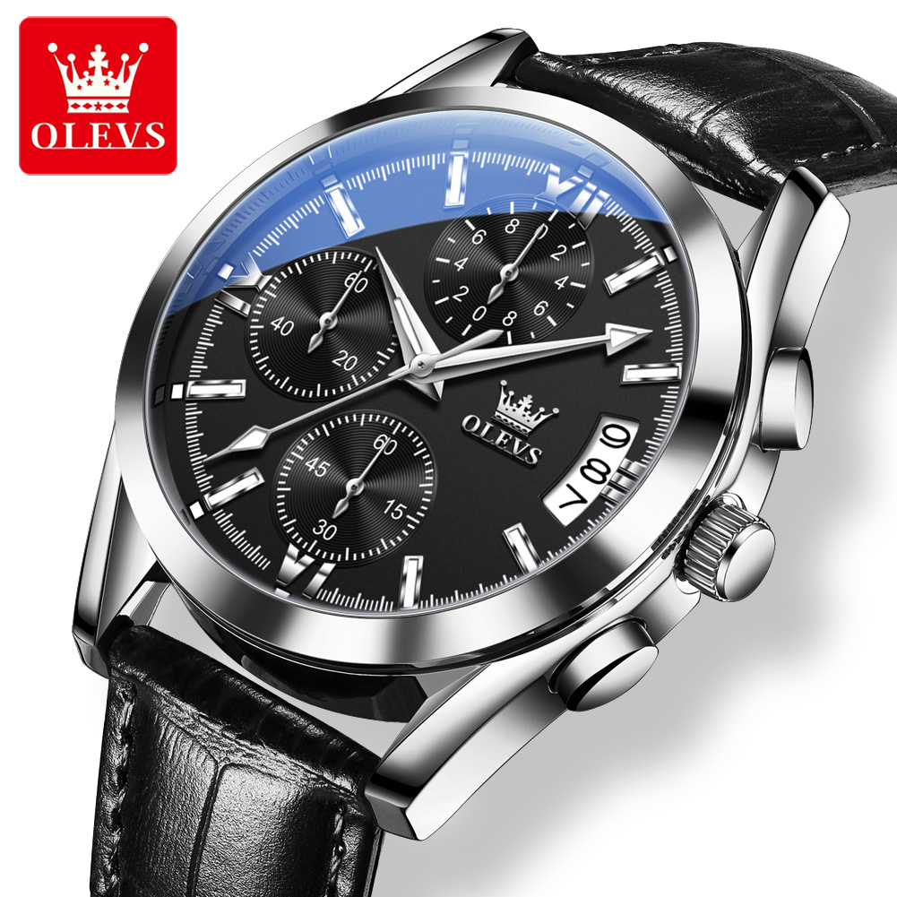 OLEVS Top Marke Luxus Männer U – Leather Watch Band Men Bewertung und Preis